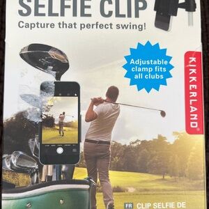 Kikkerland Black Golf Selfie Clip